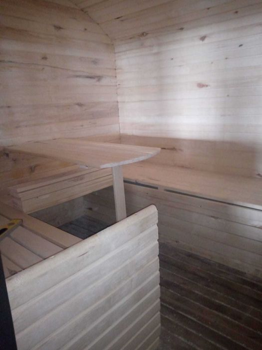 ТЕРМІНОВО Дерев’яна мобільна баня / садовий будиночок 2-в-1 (лазня)