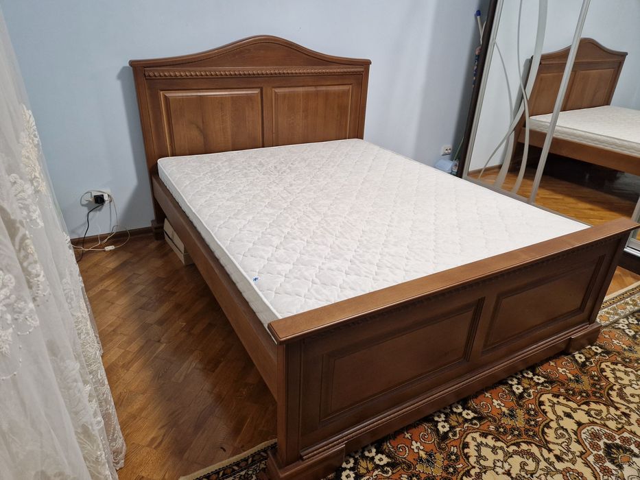Ліжко двоспальне, дуб, 160х200