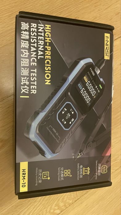 Тестер внутреннего сопротивления fnirsi hrm 10