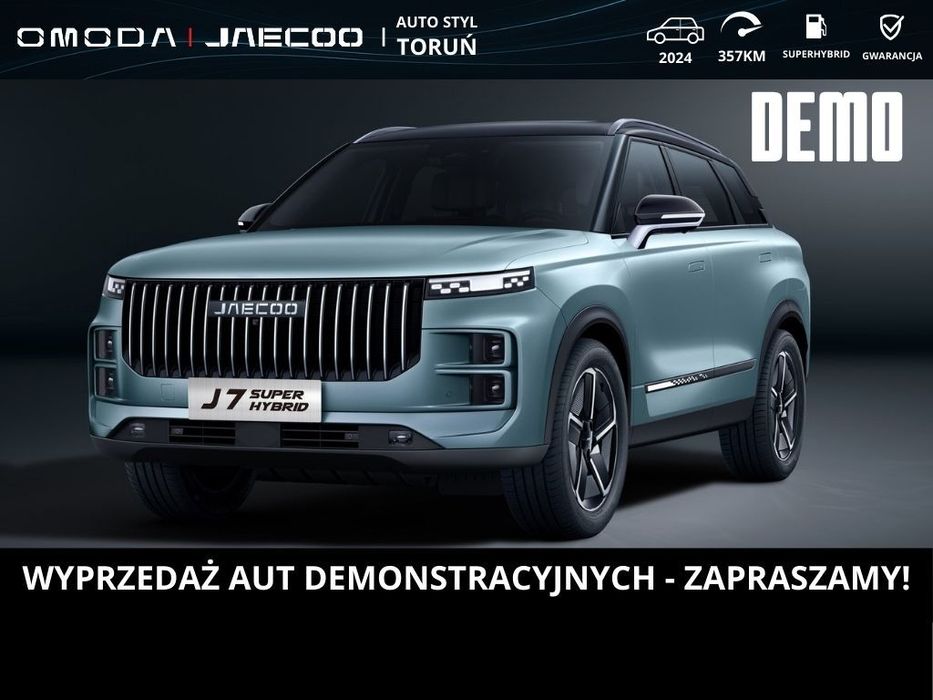 Jaecoo 7 JAECOO 7 Super Hybrid Exclusive samochód demonstracyjny