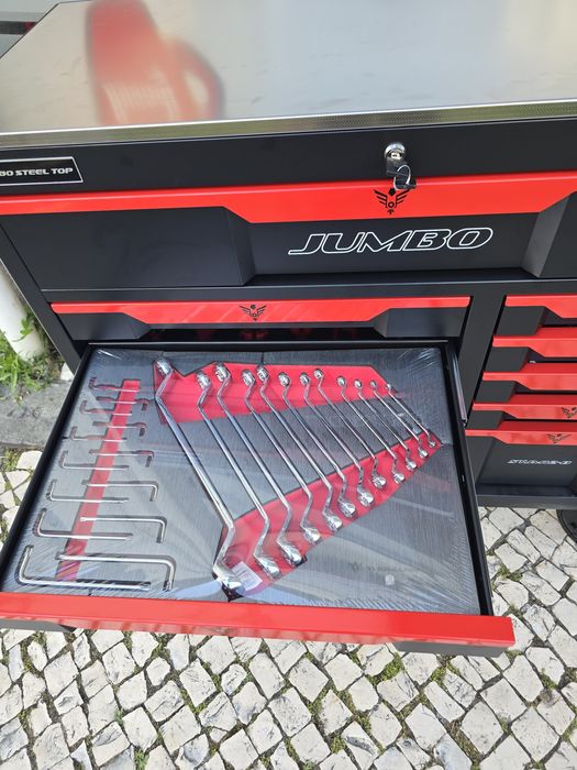 Carrinho de ferramenta de 11 gavetas completas novo