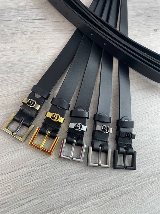 Ремень кожаный ремень женский пояс на платье ремень узкий пояс узкий