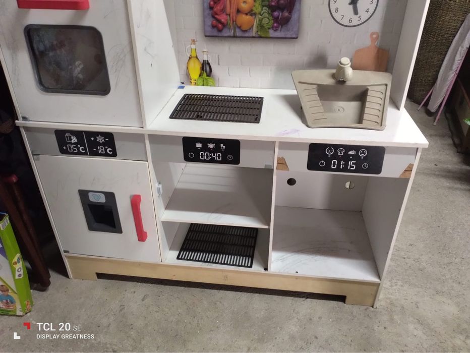 Cozinha em madeira de brincar