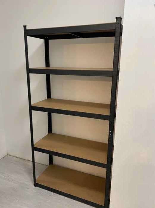 organizer na ubrania regał magazynowy czarny LOFT metalowy 180cm