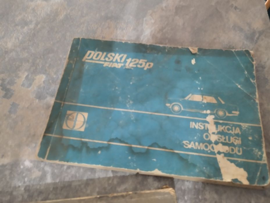 Stare Książki fiat 125p