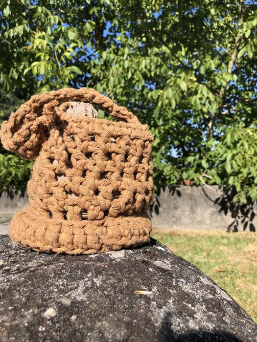 Bolsa handmade camel