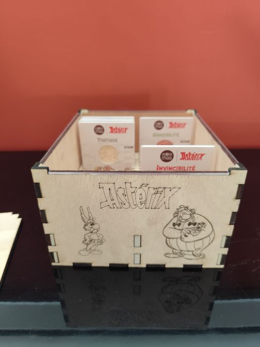 Caixa para coleção de moedas Asterix!