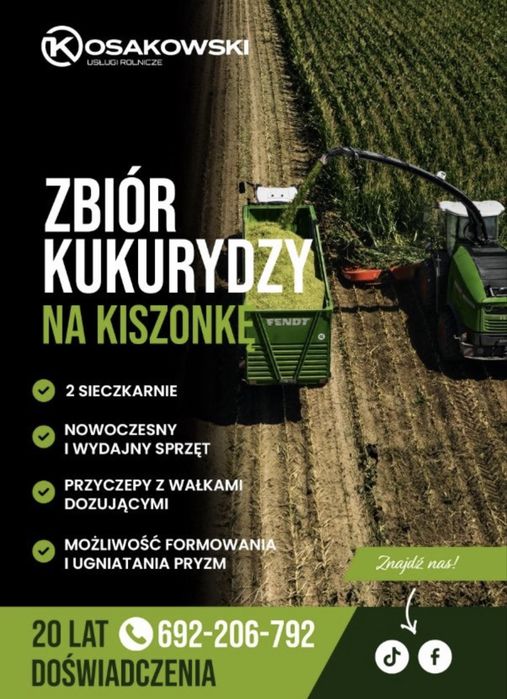 Zbiór kukurydzy na kiszonkę | Koszenie kukurydzy | Fendt Katana | Claas Jaguar |