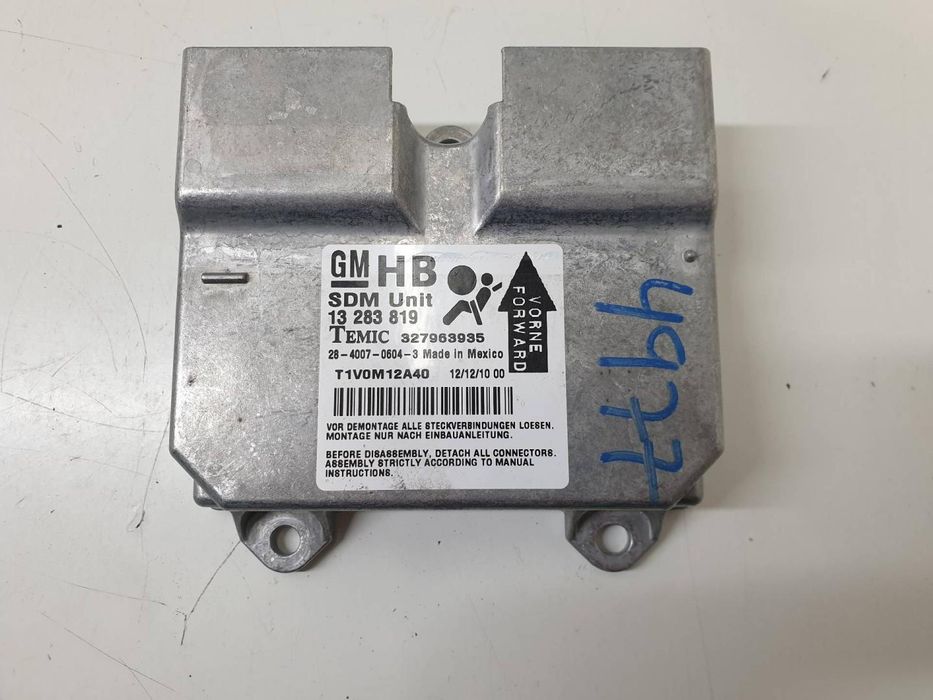 Centralina De Airbag Opel Corsa D