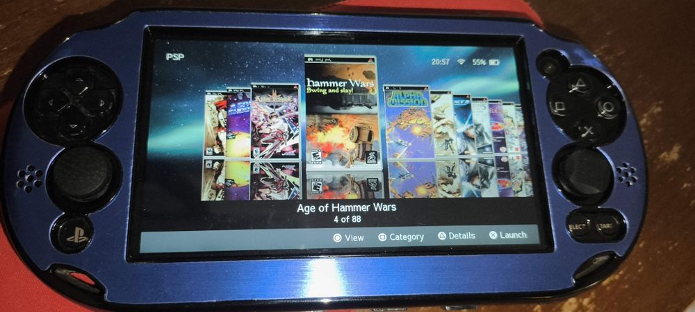 Sony ps vita com capa e cartao 512gb