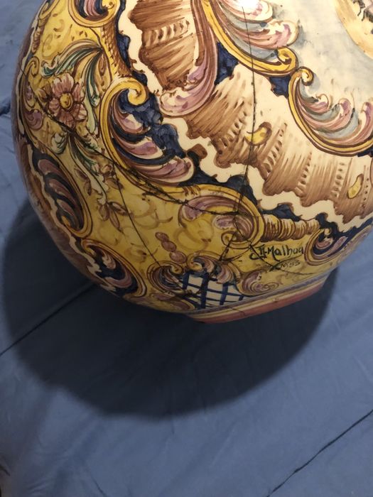Porcelana pintada a mao 1953