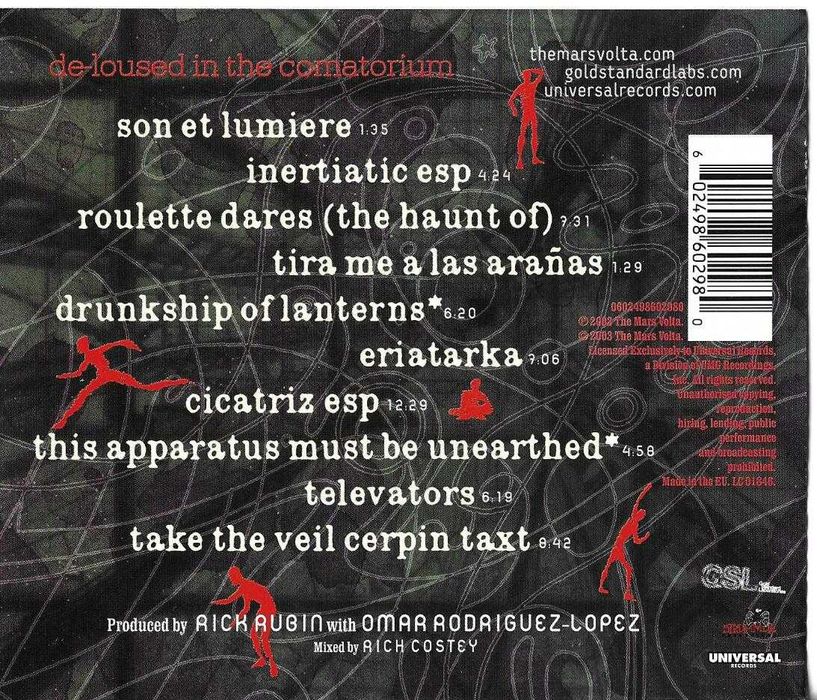 The Mars Volta - de-loused in the comatorium