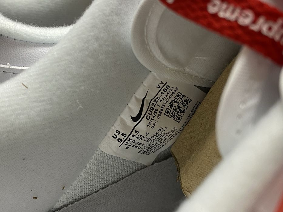 Nike AirForce 1 Supreme 43 Darmowa Dostawa