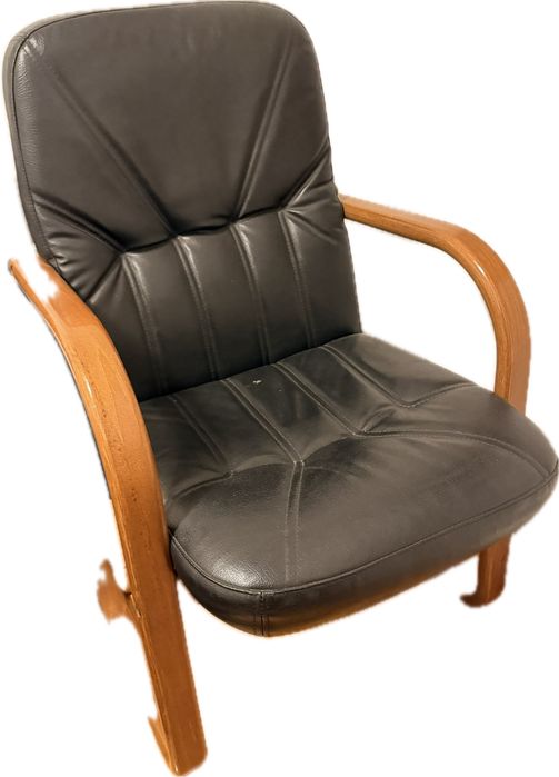 Cadeira de escritório em pele