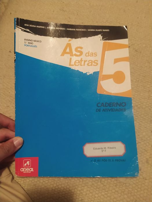 Ás das letras português gramática fichas 5° ano - envio grátis incluído no preço