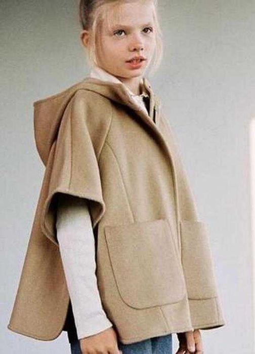Короткое пончо на девочку Zara