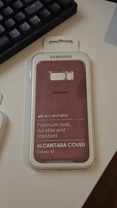 Capa Samsung Galaxy S8 - Alcantara & Clear View