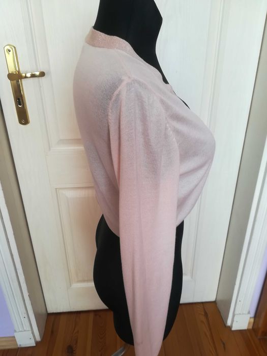 Bolerko sweterek pudrowy róż r. 36/38 Camaieu