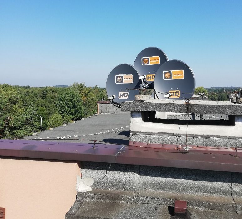 Serwis anten, montaż, ustawienie 7/24h Polsat, Canal+ Orange DVB-T2