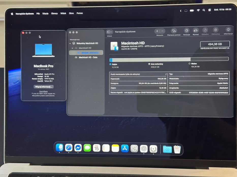 MacBook Pro 14 - M1 Pro (8/14) 16/512 Gb