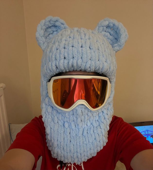 Kominiarka na kask, balaclava królik, żabka, korek, miś