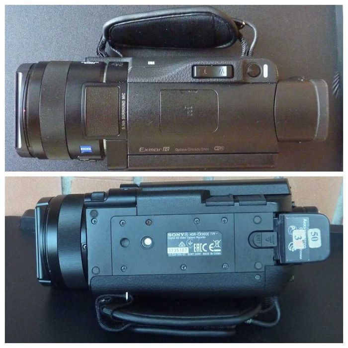 Відеокамера Sony HDR CX-900E + блок живлення. Матриця 1.0"
