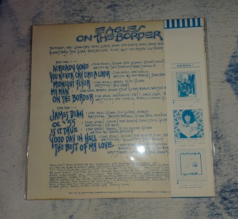 Eagles On The Border Winyl P10342Y LP OBI