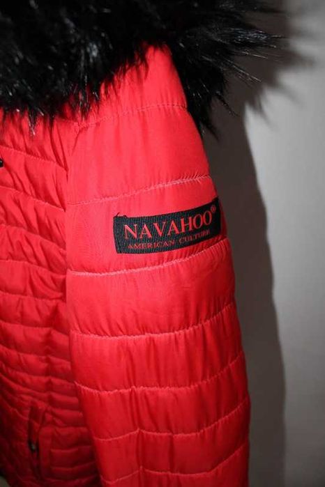 Czerwona kurtka zimowa Navahoo