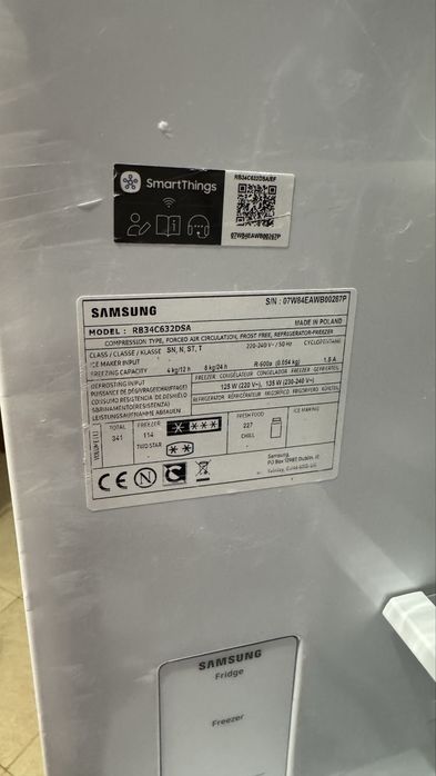 Frigorífico Samsung 341L