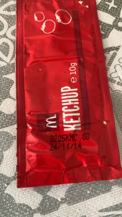 Ketchup mcdonalds 2014 NOVO