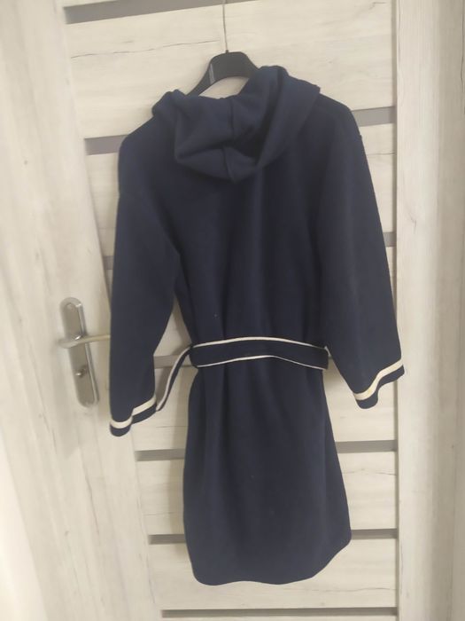 Szlafrok granatowy dla chłopca128/146