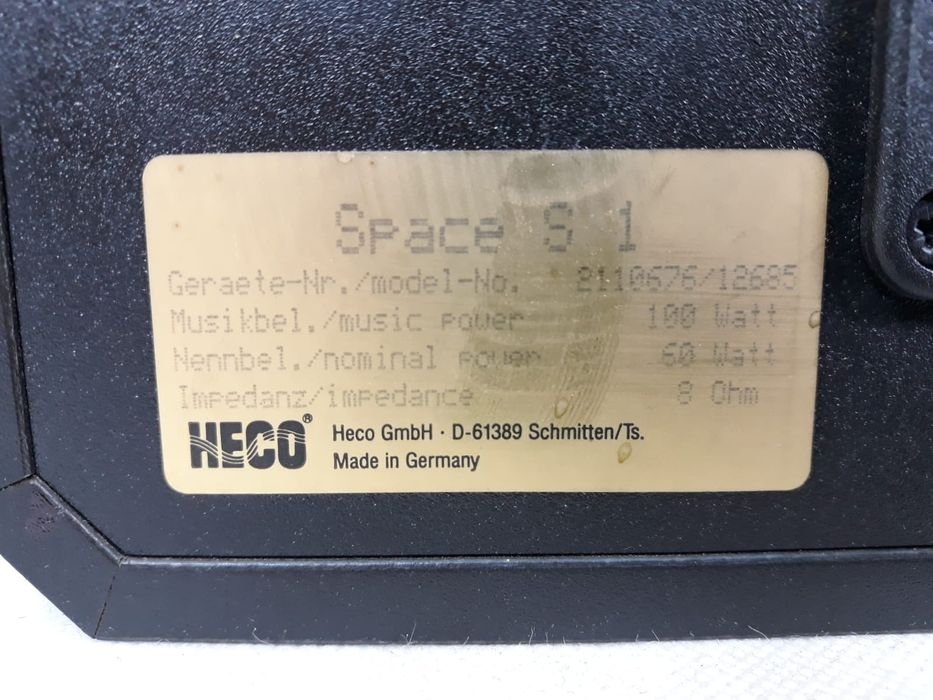 Subwoofer kolumna niskotonowy Heco Spave S1 8ohm 100W