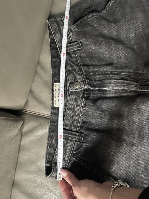 2 szt czarnych męskich spodni jeansy skatepull&bear SWD r. M 38 skater