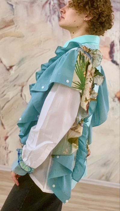 Жіноча сорочка на довгий рукав