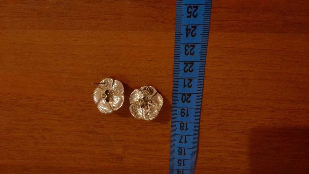 Сережки "Роза" біжутерія