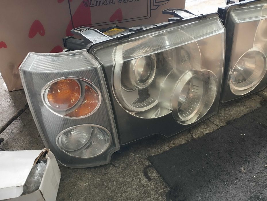 Передие фары с поворотников фонарь стоп стопы оптика Land Range Rover Vogue L322 2002-2006