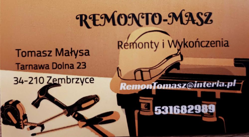 Remonty i wykończenia