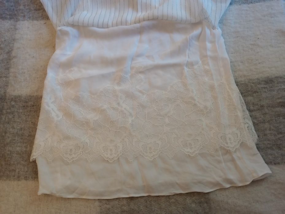 Letnia bluzeczka top biała Massimo Dutti roz 38
