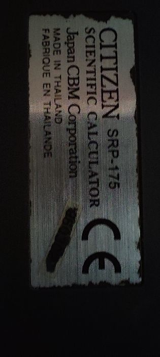 Kalkulator Citizen SRP-175