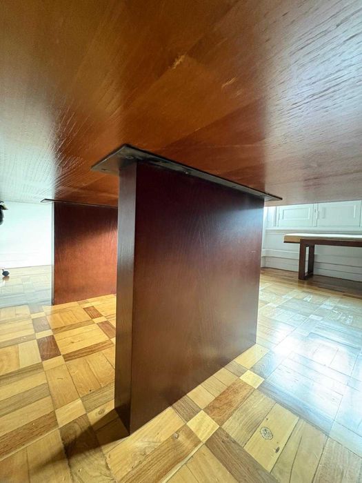 Mesa de Jantar/ Reunião em madeira mogno (300x130) - Peça única, feita à medida em Portugal