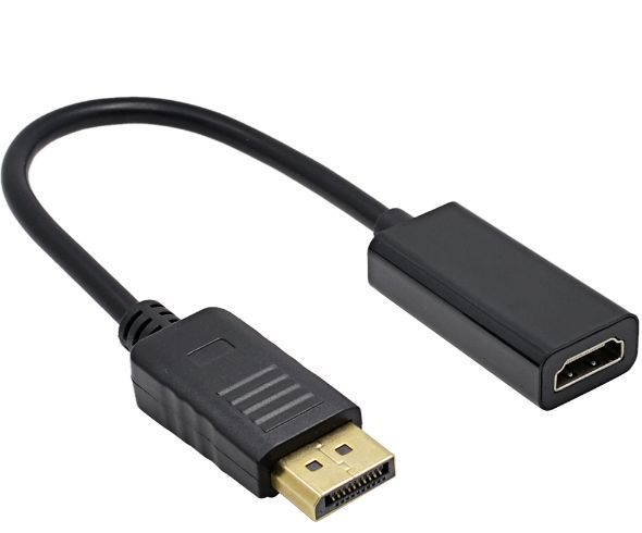 Adaptador para HP/Dell portátil, DP Display Port (M) para HDMI (F)