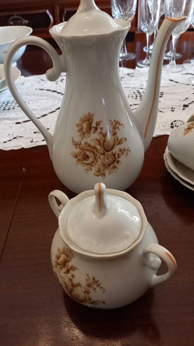 Serviço de café de porcelana marca SPAL