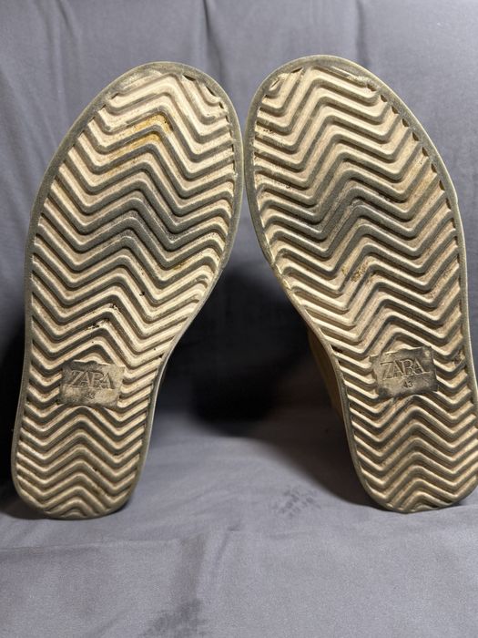 чоловічі замшеві кеди ZARA