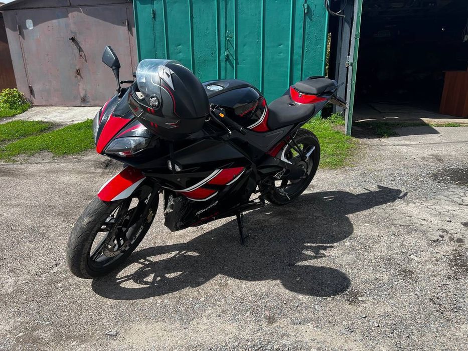 Viper R1 250cm3 мотоцикл спортбайк на ходу