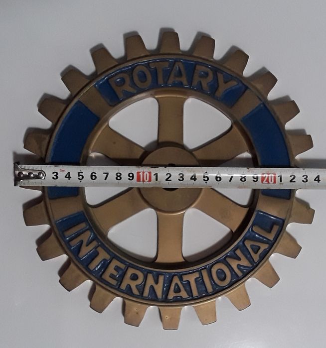 Emblema metálico antigo Rotary International