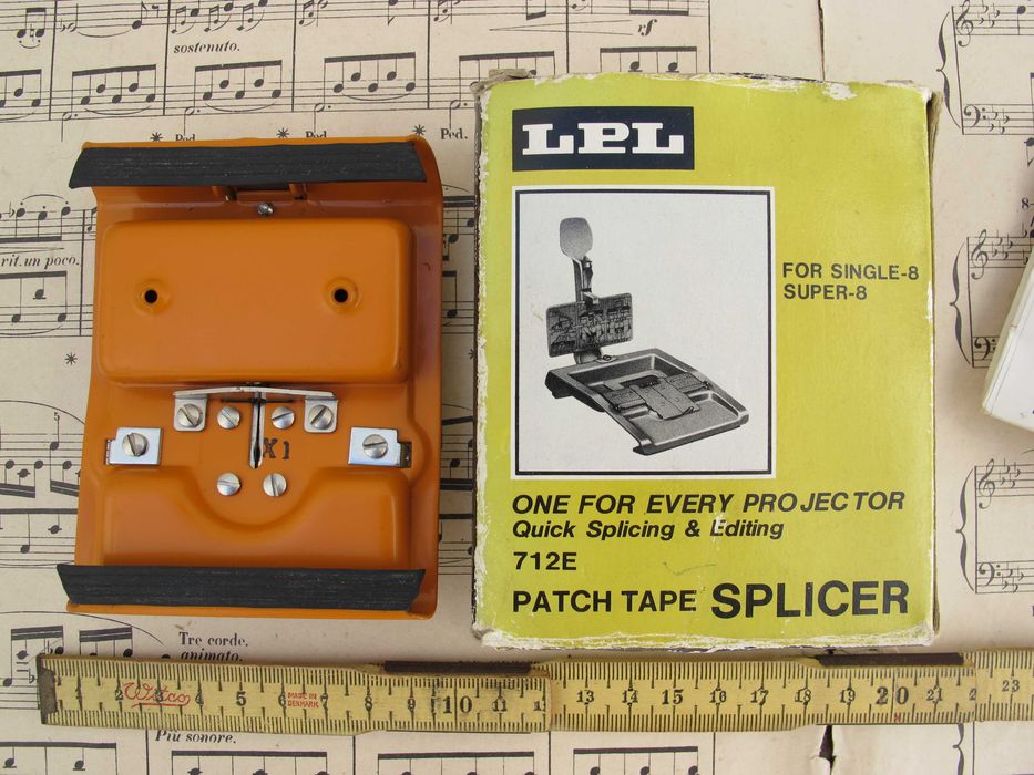 Coladeira de Filmes 8mm LPL Antiga - Splicer Vintage