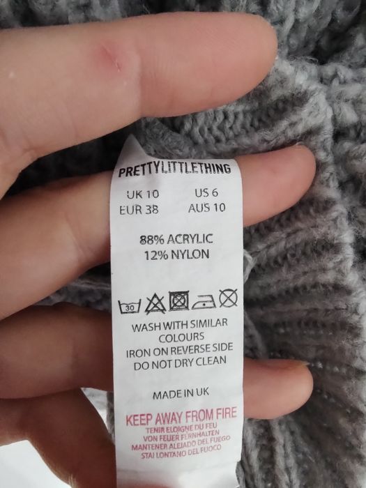 Super modny sweter sweterek duży rozmiar plus size 4xL