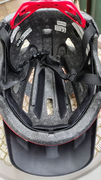 Kask rowerowy Bell Nomad 53-60 cm jak nowy czerwony matowy