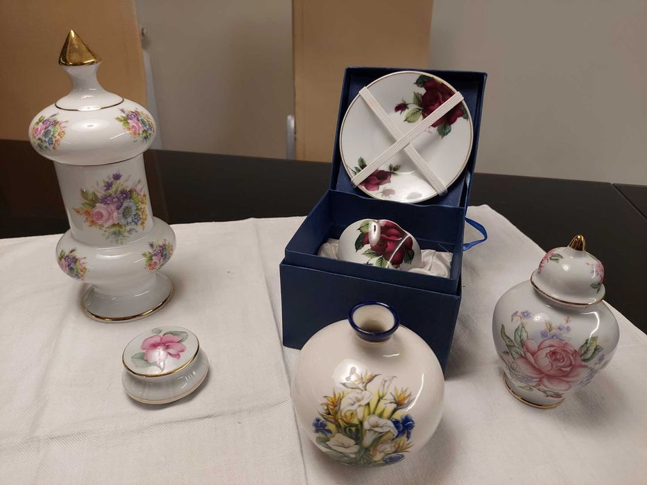 Peças em porcelana fina