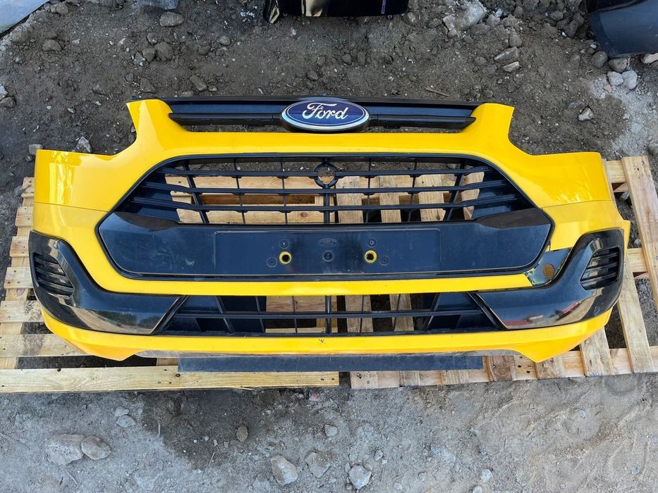 ford transit custom 2014r zderzak przód przedni żółty